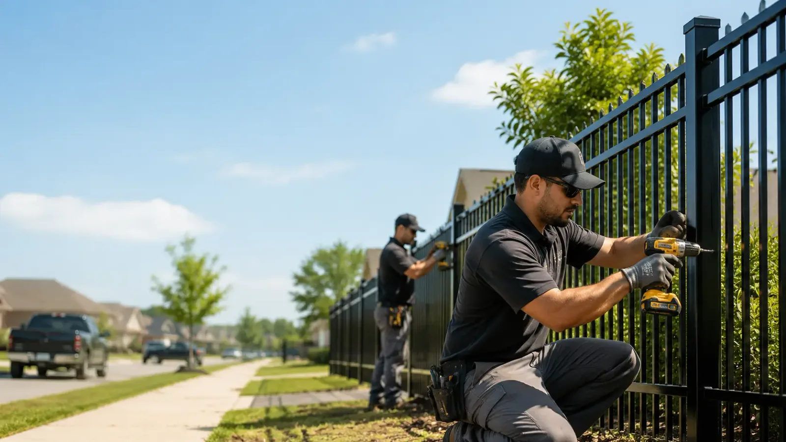 Metal Fence Installation in Garden City, IA